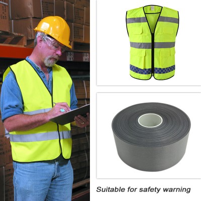 High Visibility Reflective T/C Fabric Material Tape for Clothing