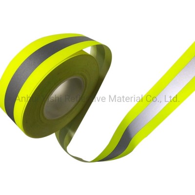 High Visibility Fireproof Reflective Fabric Safety Material for Clothing